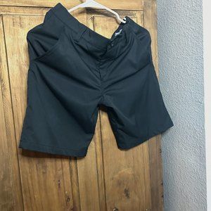 SOLD Under Armour Loose Shorts Black Size YLG Youth Large Cinchable Waist
